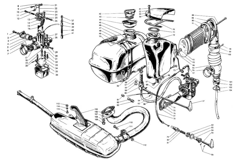 Carburateur - echappement