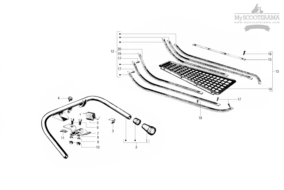 Béquille - Plancher