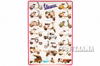 Poster Vespa années 50°