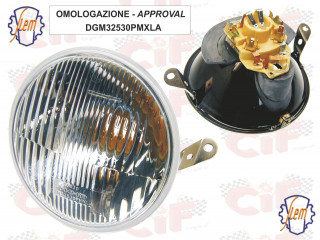 Optique de phare SIEM  Vespa PX  125-150-200 (1973-1983)