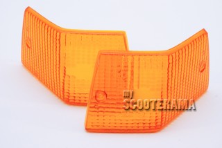 Paire plastique clignotant arrière orange - Vespa PX/T5