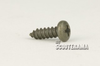 Vis M3x10mm - fixation insigne "Piaggio" descente de klaxon - Vespa PX 1ère série, Vespa2