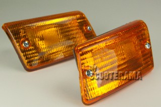 Ensemble clignotants arrière orange - Vespa PK50-125XL, PK50 RUSH, PK N, PK FL2