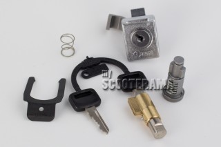 Serrure Coffre et Selle + Neiman long 39mm guide 4mm - Vespa PX Jusqu'en 1984, Vespa 2