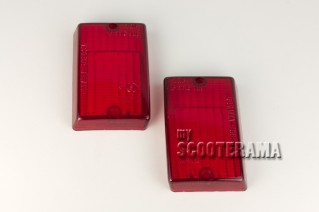 Paire plastiques clignotants arrière rouge - Vespa PK50, PK50S, PK125S, PK125XL2