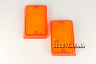 Paire plastiques clignotants arrière orange - Vespa PK50, PK50S, PK125S, PK125XL2