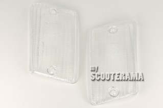 Paire plastiques clignotants arrière blanc - Vespa PK50-125XL, PK50 RUSH, PK N, PK FL2