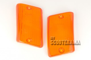 Paire plastiques clignotants arrière orange - Vespa PK50-125XL, PK50 RUSH, PK N, PK FL2