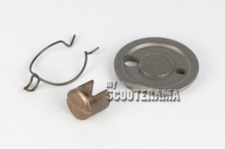 Set Poussoir/agrafe/butée Embrayage - Vespa 160GS,180SS,200Rally,125T5, PX200, COSA, PX125/150 à partir de 1994