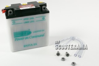 Batterie 6V 6N11A-3A 60x120x130mm