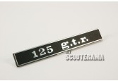 Insigne arrière "125 GTR"