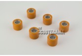 Jeu de 6 galets - Vespa ET4, 50 4T Vespa S/LX/LXV/Primavera/Sprint