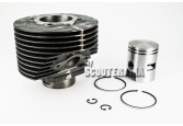 Ensemble Cylindre/piston - Vespa 125 PK -2 transferts - entraxe 56mm