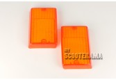Paire plastiques clignotants arrière orange - Vespa PK50, PK50S, PK125S, PK125XL2