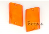 Paire plastiques clignotants arrière orange - Vespa PK50-125XL, PK50 RUSH, PK N, PK FL2