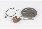 Set Poussoir/agrafe/butée Embrayage - Vespa 160GS,180SS,200Rally,125T5, PX200, COSA, PX125/150 à partir de 1994