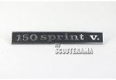 Insigne arrière - Vespa 150 Sprint Veloce