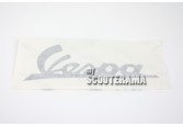 Autocollant "Vespa" noir - Vespa 125GT, 150Sprint, 150Super, 180Rally