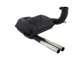 Pot d'échappement - SIP ROAD 3.0 optique sport - NOIR - Double sortie chromée - Vespa 125/150: VNA, VNB, GT, Sprint, GTR, TS, PX
