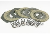 Serie disques embrayage et ressorts Vespa ACMA 1955 à 1958, 150 GL, type N 1958