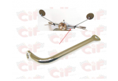 Platine de fixation rétroviseur gauche - Vespa VNB3/4/5/6, VBA, VBB, Type N, GS