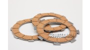 Serie 3 Disques embrayage standard - Vespa 160GS/180SS/180-200 Rally, PX200 jusqu'en 1994, T5, COSA1