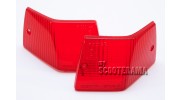 Paire plastique clignotant arrière rouge - Vespa PX/T5