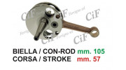 Vilebrequin - course 57mm - Vespa Acma Type N, VNA