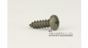 Vis M3x10mm - fixation insigne "Piaggio" descente de klaxon - Vespa PX 1ère série, Vespa2