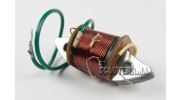 Bobine d'éclairage - fils vert, jaune, masse - Vespa Grosse coque, PX