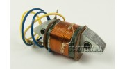 Bobine d'éclairage - fil bleu, fil jaune - Vespa Grosse coque, PX
