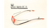 Crash bar garde boue Vespa 50 90 125 SUPER VIGANO ROUGE