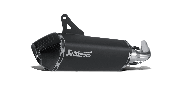 Echappement Slip-on - AKRAPOVIC - noir - Vespa GTS et GTV - 125, 250, 300cc