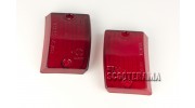 Paire plastiques clignotants avant rouge - Vespa PK50, PK50S, PK125S, PK125XL2