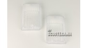 Paire plastiques clignotants arrière blanc - Vespa PK50, PK50S, PK125S, PK125XL2