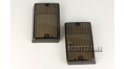 Paire plastiques clignotants arrière noir - Vespa PK50, PK50S, PK125S, PK125XL2