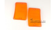 Paire plastiques clignotants avant orange - Vespa PK50-125XL, PK50 RUSH, PK N, PK FL2