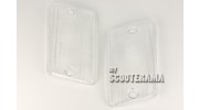 Paire plastiques clignotants arrière blanc - Vespa PK50-125XL, PK50 RUSH, PK N, PK FL2