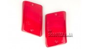 Paire plastiques clignotants arrière rouge - Vespa PK50-125XL, PK50 RUSH, PK N, PK FL2