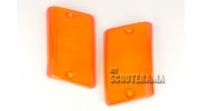 Paire plastiques clignotants arrière orange - Vespa PK50-125XL, PK50 RUSH, PK N, PK FL2