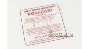 Autocollant Rodage 2%