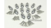 Set 12 embouts de baguette GTR, Sprint, TS, Rally