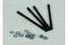 Kit goujon cylindre complet avec écrous et rondelles - Vespa 125 Primavera - ET3 - Vespa 125/150 GTR,Sprint,TS,GS - PX 125 - 150